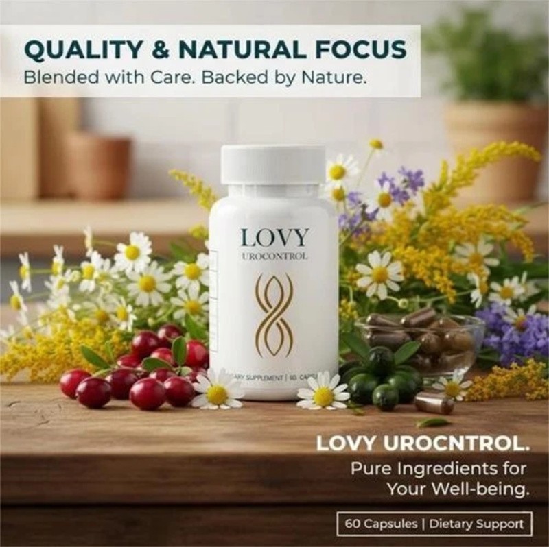 2X Lovy Urocontrol Capsules, Bladder Health Supplement, Maximum Strength Formula