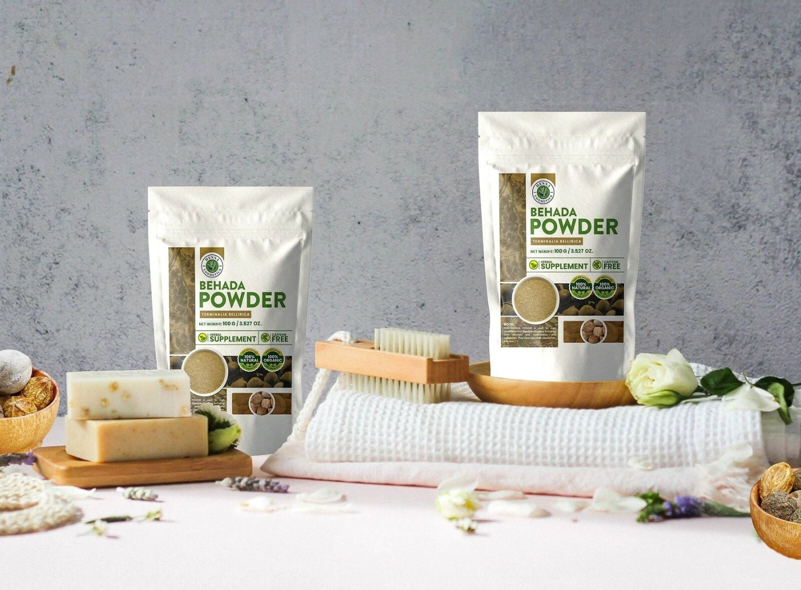 Baheda Powder (Bibhitaki) | 100 Grams (3.53 Ounces) For Hair & Skin