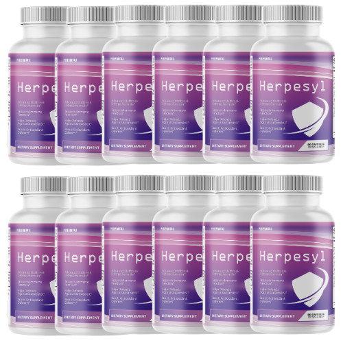 Herpesyl Advanced Defense Formula Dietary Supplement – 12 Bottles