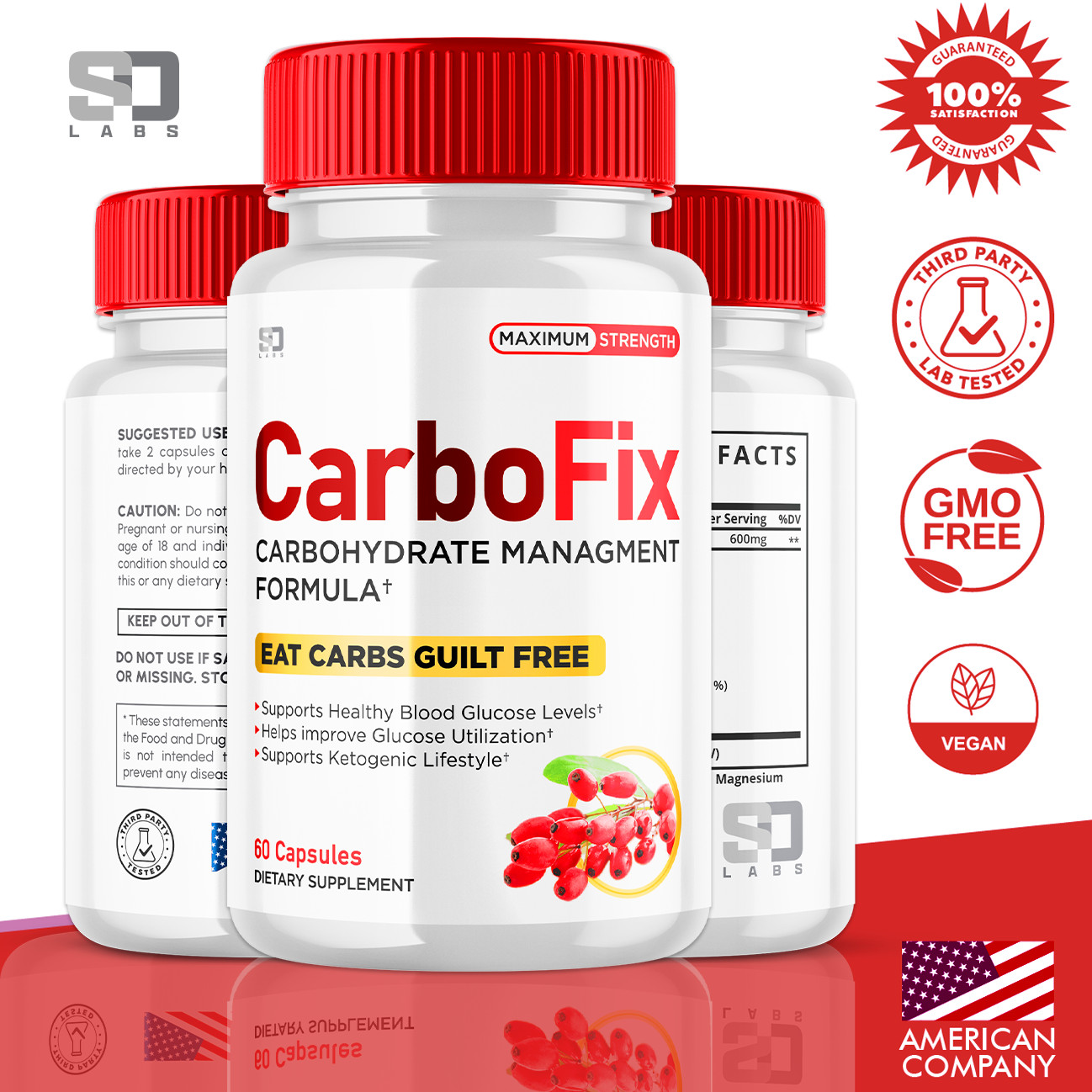 CarboFix Supports Carbohydrate Management and Blood Health (2 Pack)
