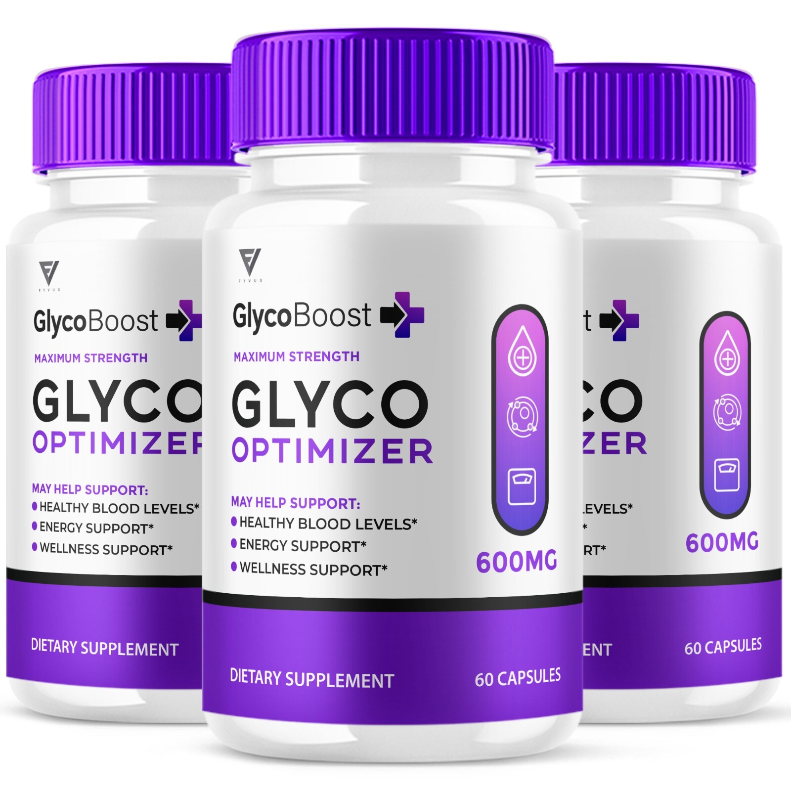 (3 Pack) GlycoBoost Glyco Optimizer Advanced Blood Support Review (180 Capsules)