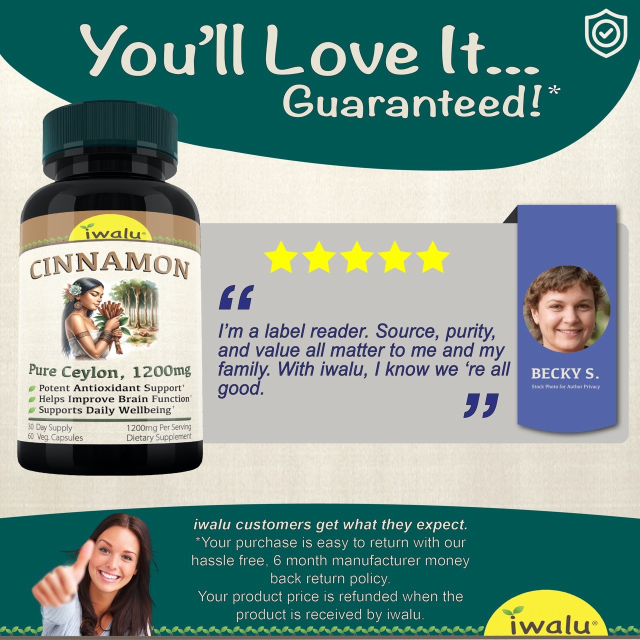 Best Cinnamon Tablets, IWALU (Official) *FREE SHIPPING