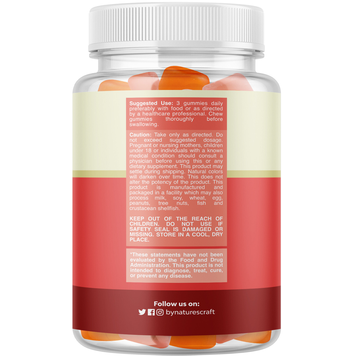 Tasty Prebiotic Fiber Gummies for Adults – High Fiber Supplement 120ct