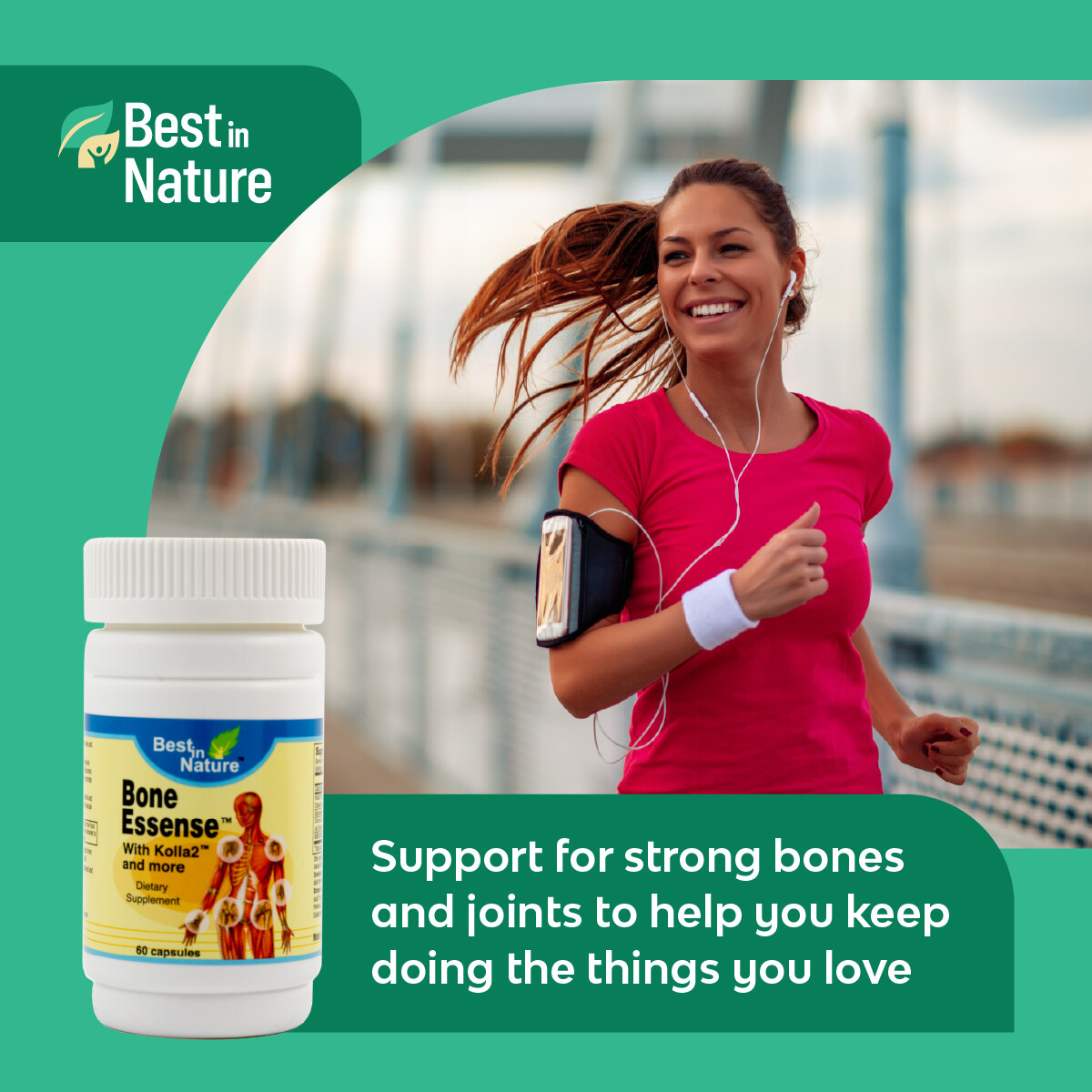 Bone Essense™ with Kolla2® (Type II Collagen) Bone & Joint Health Supplement