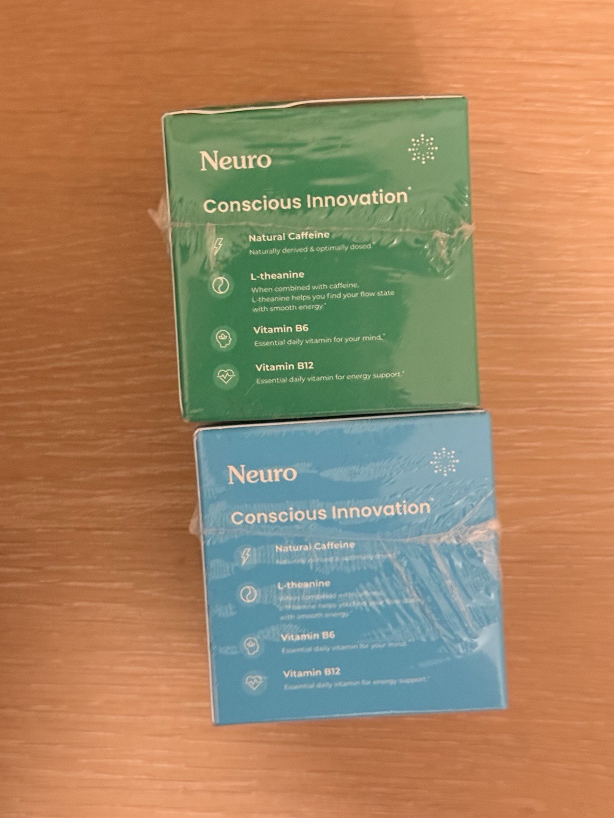 Neuro Mint L-theanine B-12 Nootropics Caffeine 6pk 54 pc Energy & Focus Variety