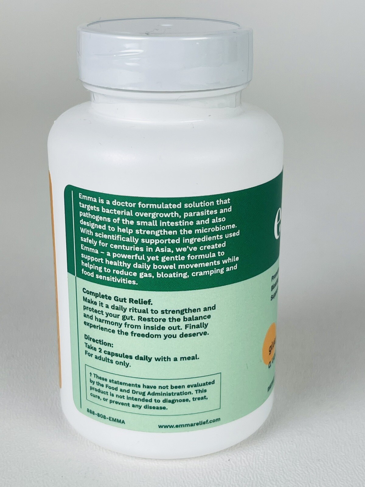Emma Relief Supplement Konsciens Keto for Gut Bloating 60 Capsules Exp 2026 NEW