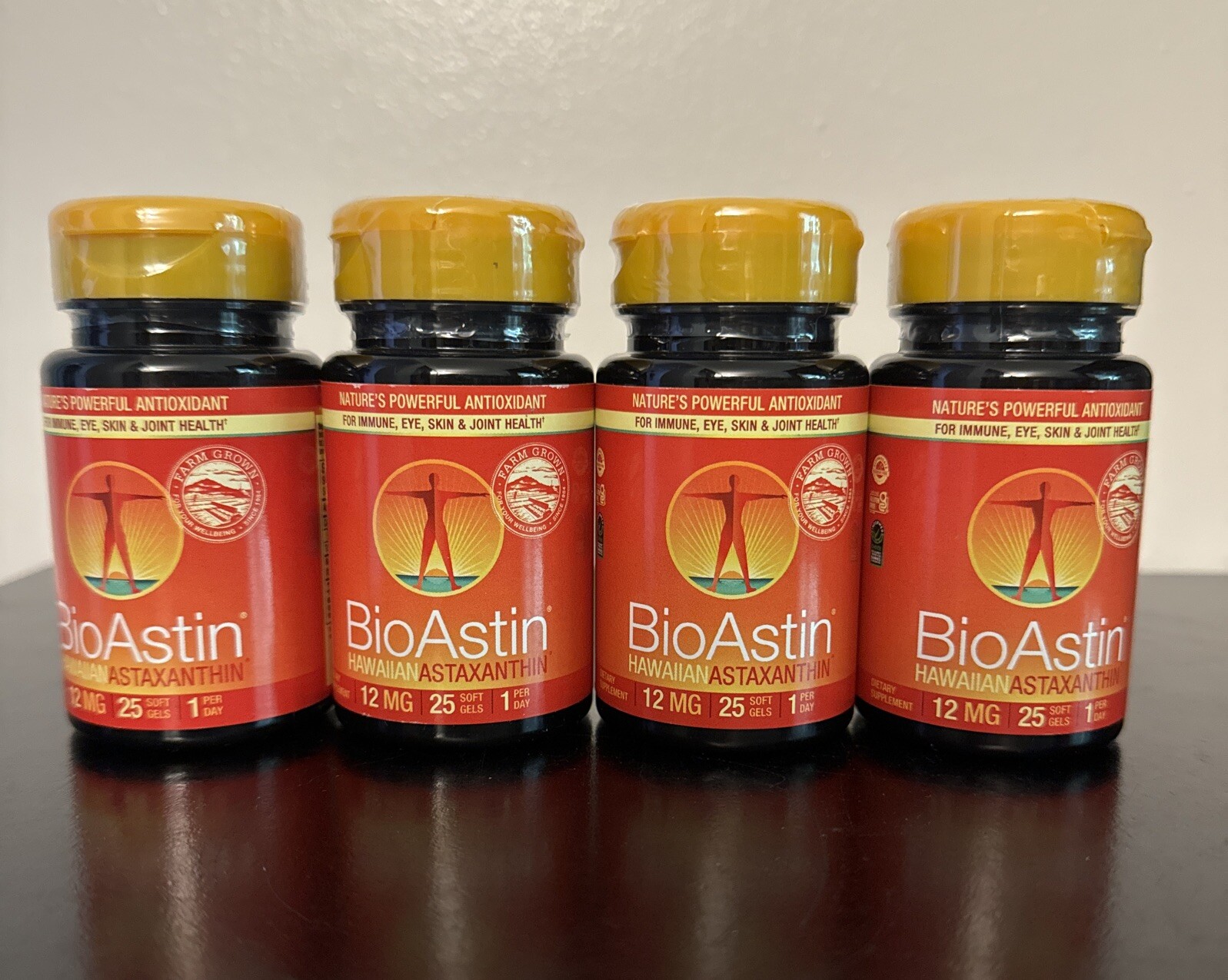 Nutrex BioAstin, Hawaiian Astaxanthin, 12 mg 100gel Capsules