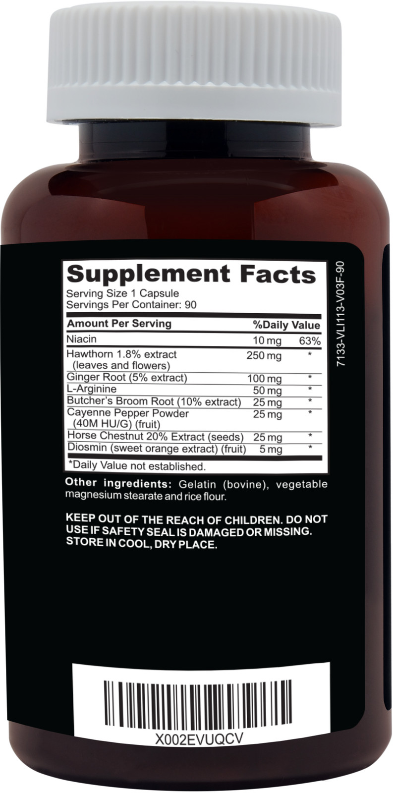 CLINICAL DAILY Blood Circulation Supplement. 100% Herbal, Horse Chestnut Cayenne