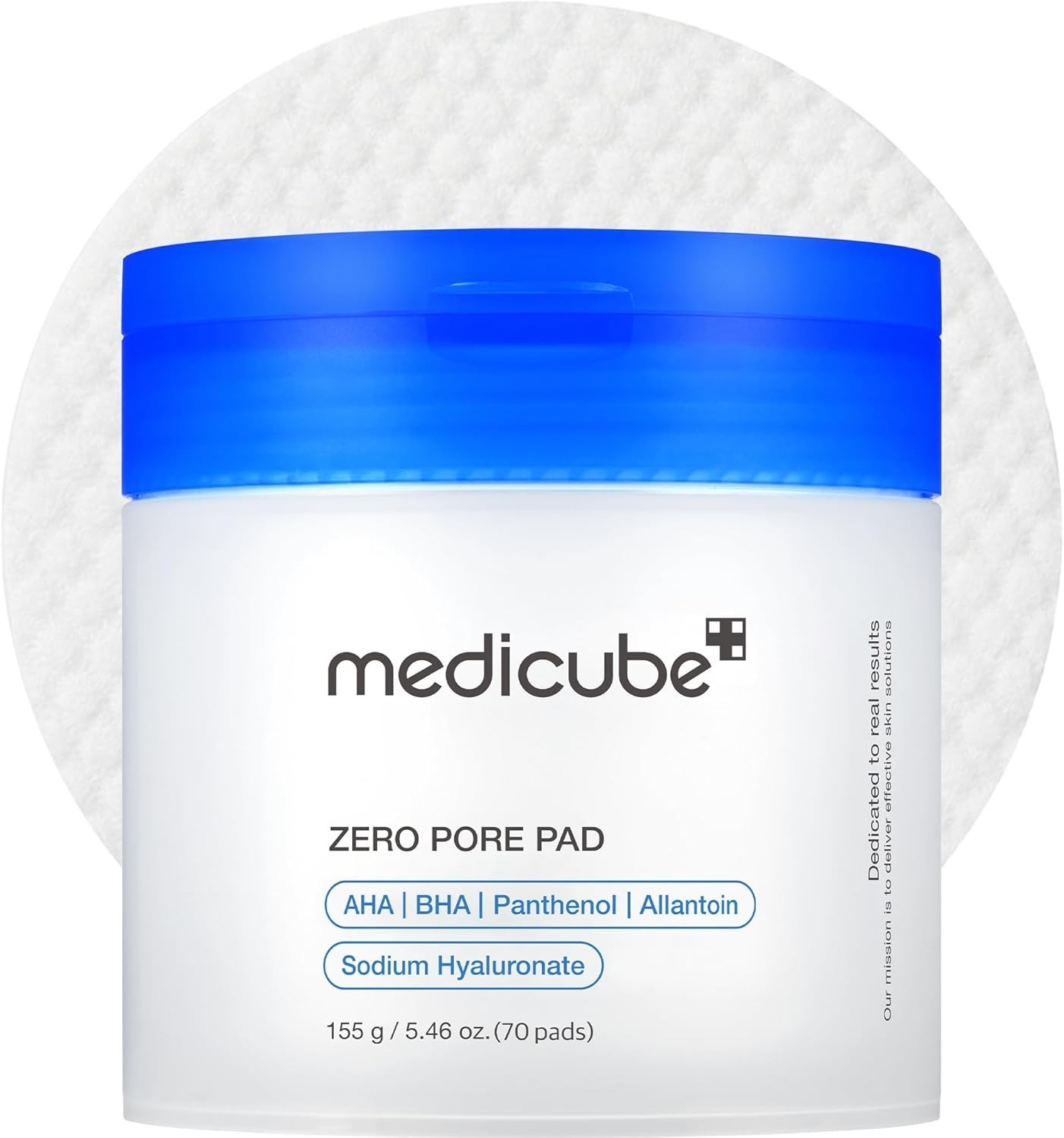 MediCube Zero Pore Pad 2.0 – Dual-Textured Exfoliating Toner Pads,Pore Refining