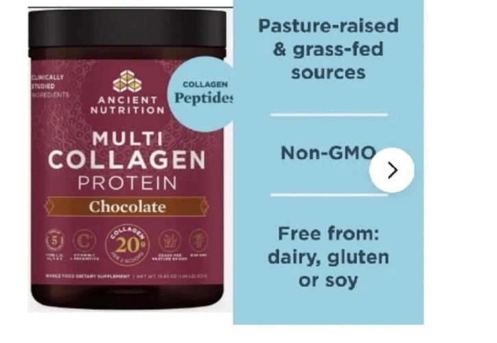 Multi Collage Flavor Ancient Nutrition Multi Collagen Protein 14.3 oz EXP 2028