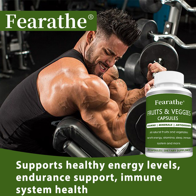 Fruits and Veggies Capsules Whole Food Supplement with Vitamin & Mineral