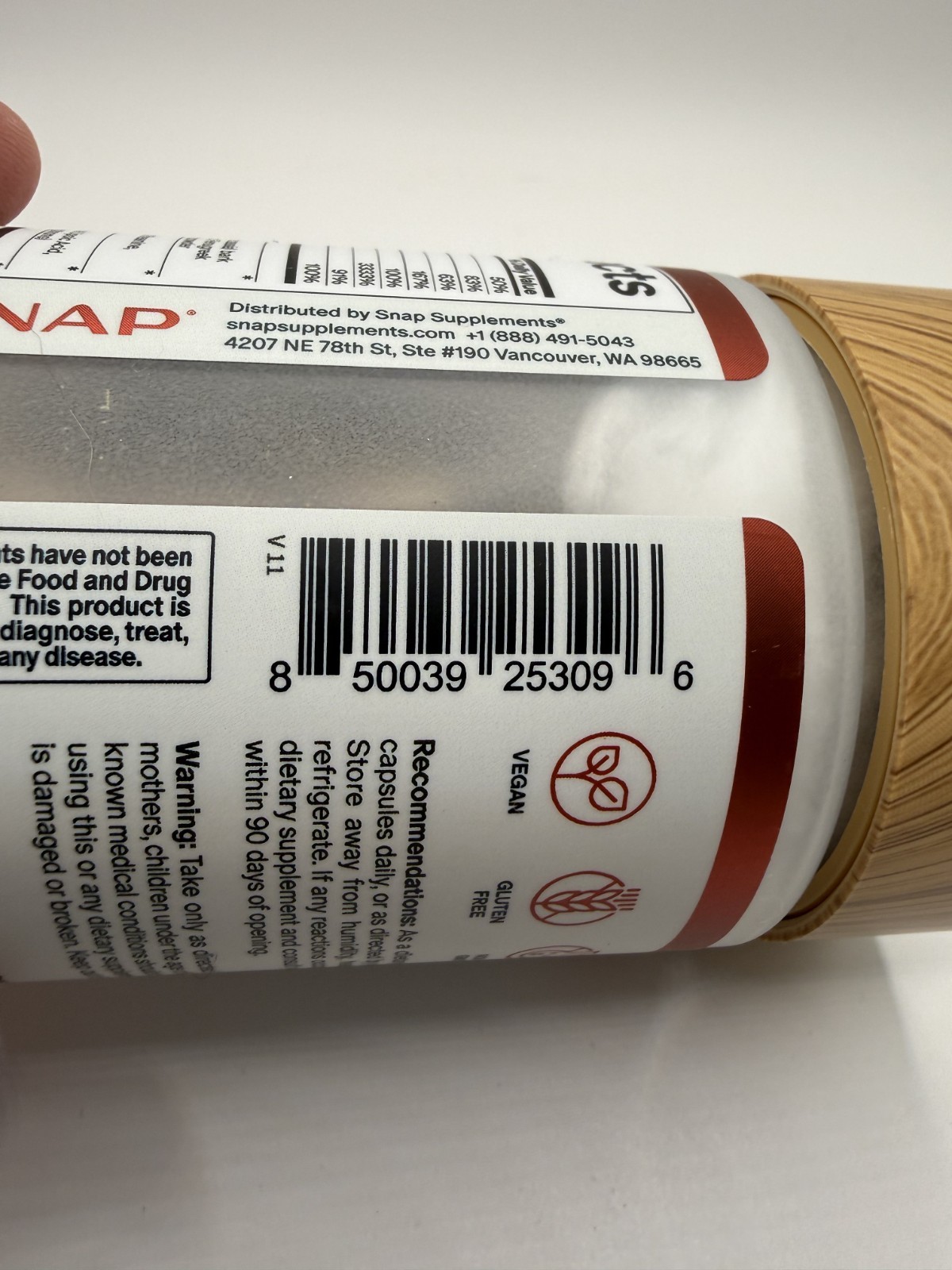 SNAP Berberine Complex w/ Cinnamon Supplementary 60 Capsules – Brand New Sealed