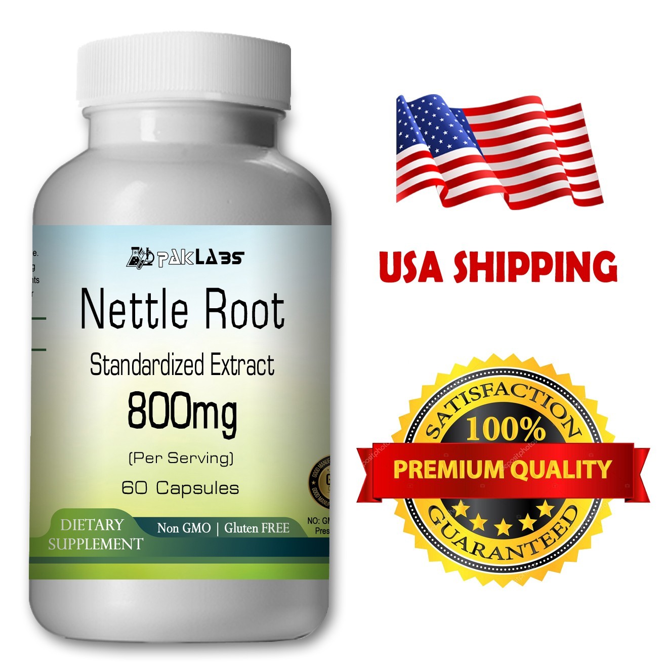 Nettle Root 60 Caps 800 Mg