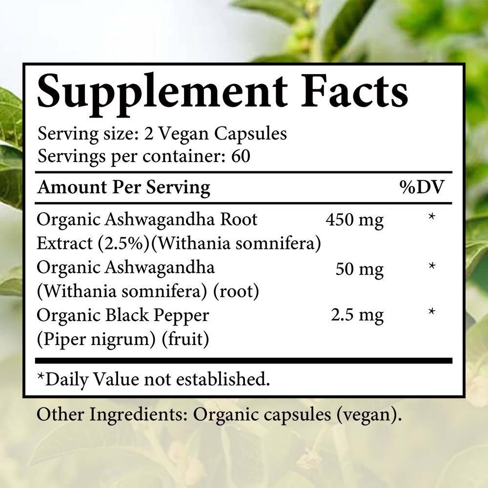 Natural Herbal Adaptogen Supplement 30~120CT- Support Calm, Focus&Daily Wellness