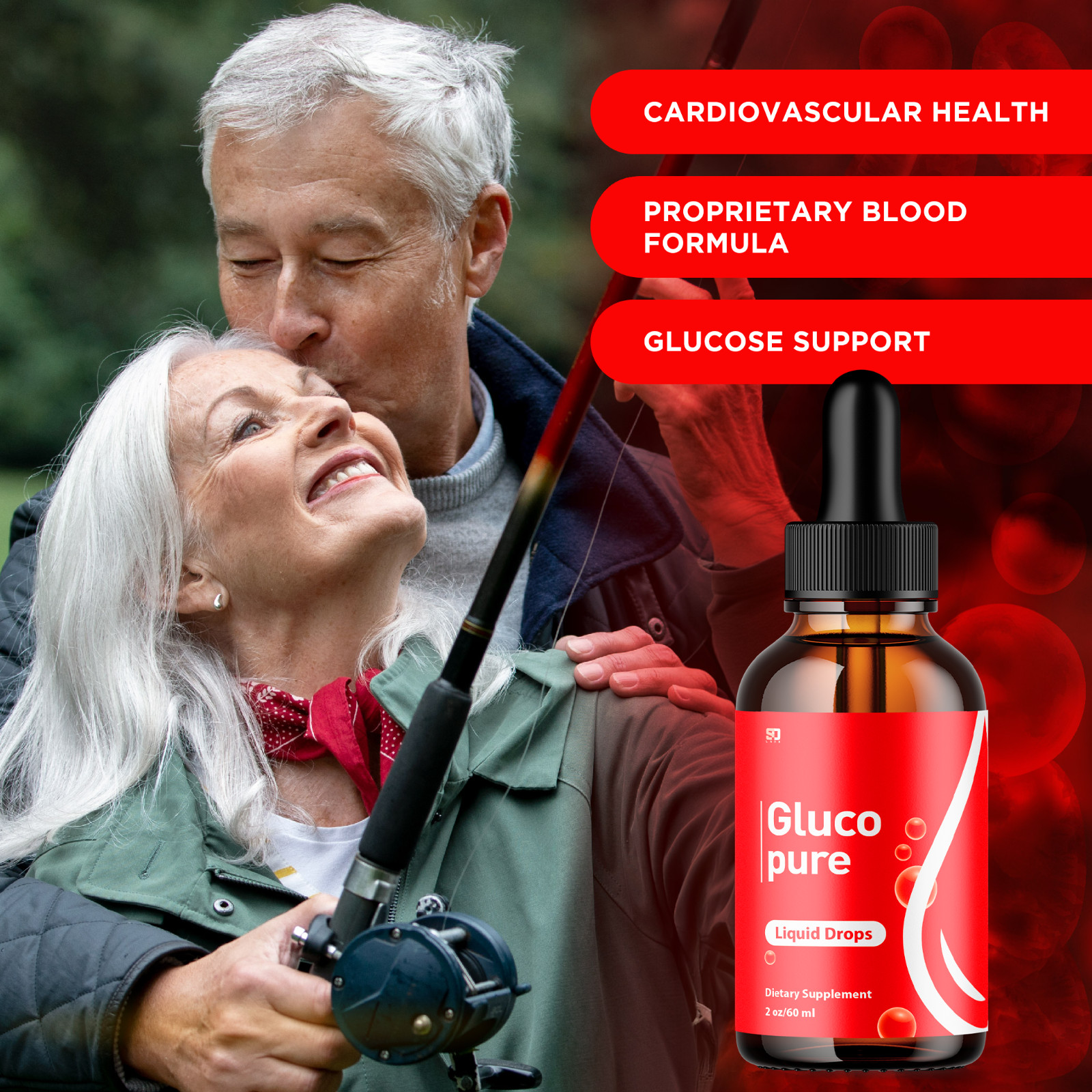 Gluco Pure Blood Drops – Support Blood Health & Balanced Lifestyle – 1 Pack