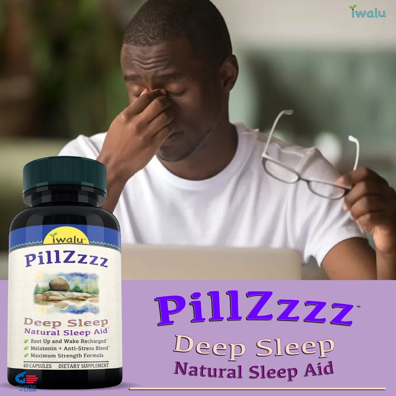 Supl. Ashwagandha Magnesio, Recuperación Muscular, Salud Corazón y Huesos