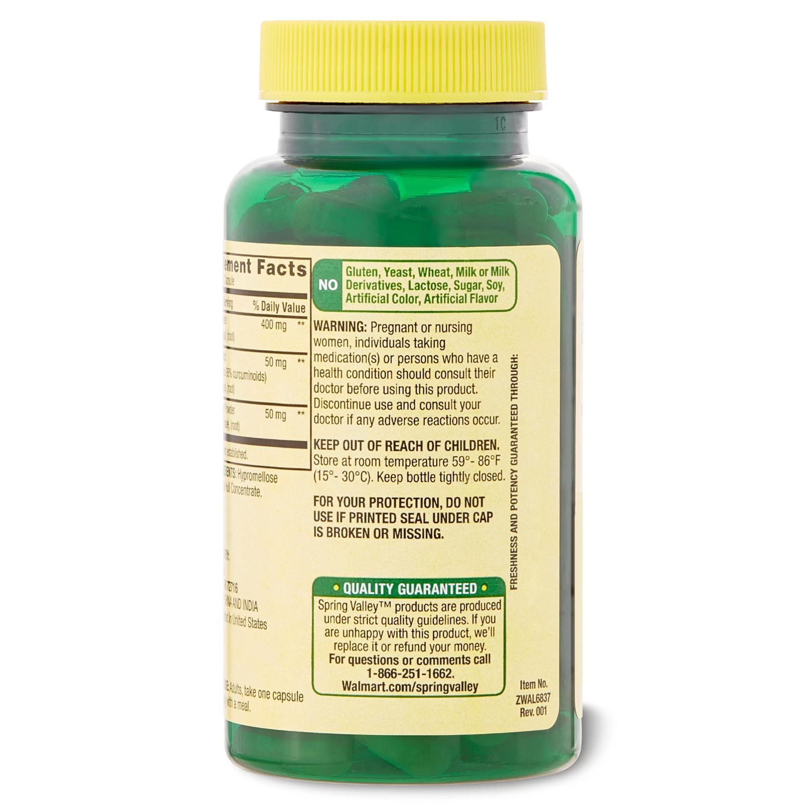 Turmeric Curcumin With Ginger Powder 500 Mg Cardiovascular Joint Health, 90 Caps