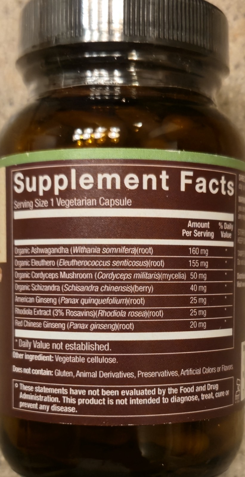Plnt ORGANIC ADPTOGENS 90 Capsules ( 90 Servings ) BEST BY 08/26 FREE SHIPPING!