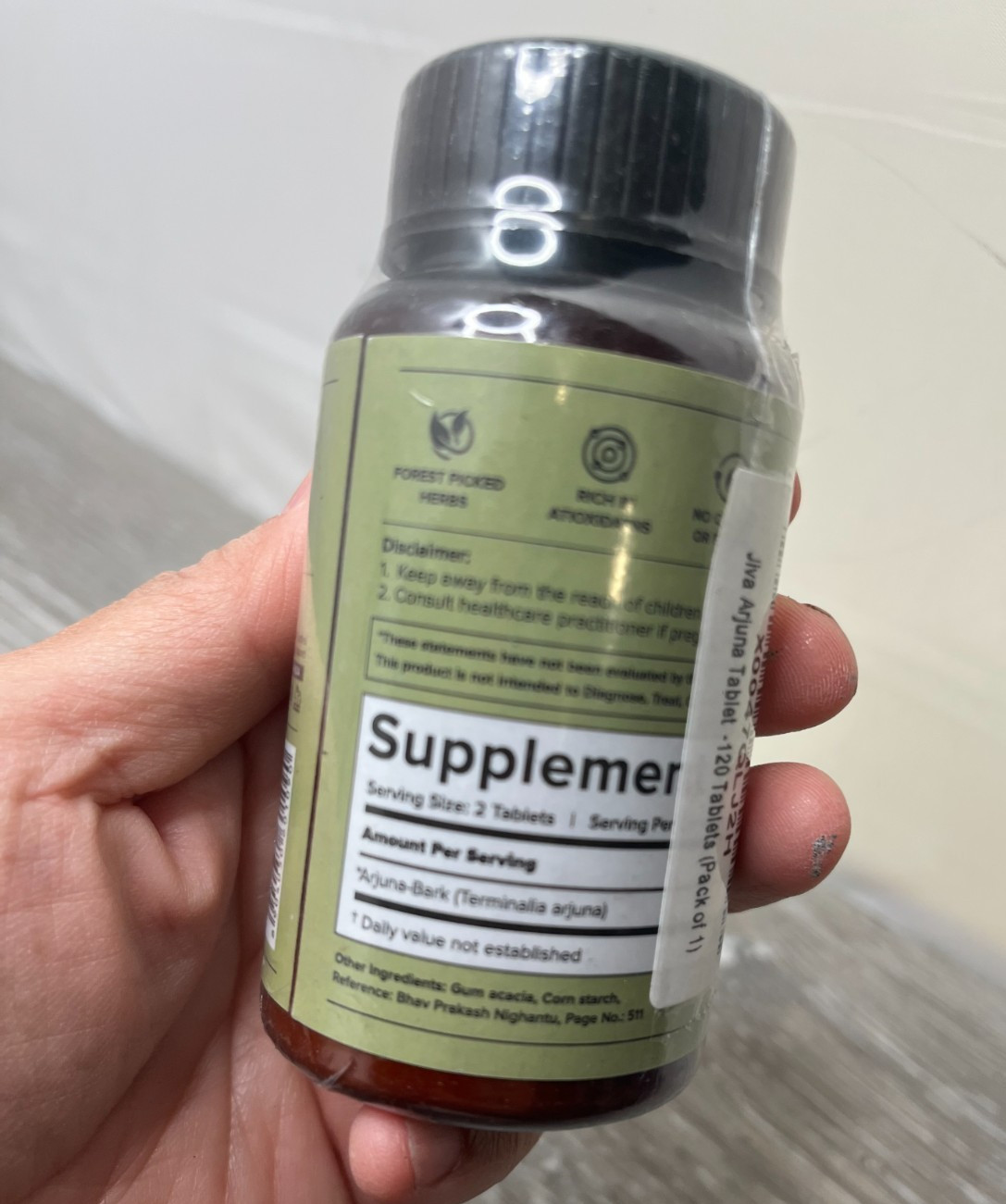 Jiva Ayurveda Arjuna Vata+Kapha Balance Healthy Heart 120 Tablets Exp 4/27