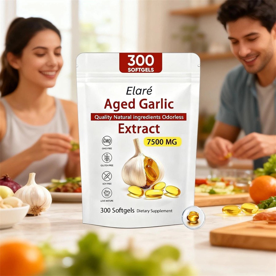 Aged Garlic Extract Supplements Original Formula Heart Health 7500mg 300Capsules
