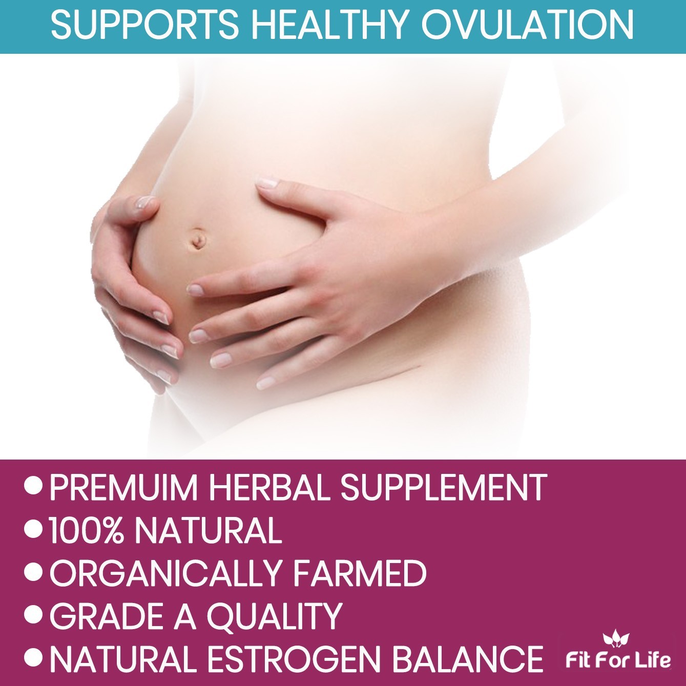 FEMALE FERTILITY BOOSTER PILLS Hormonal Balance Egg Libido Reproductive Support