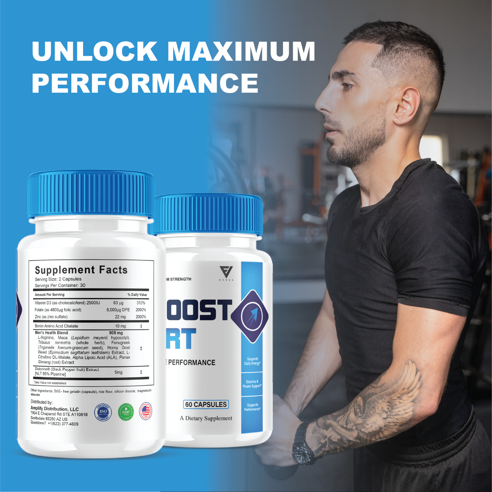 Boost TRT Capsules, BoostTRT Advanced Performance Pills (60 Capsules)
