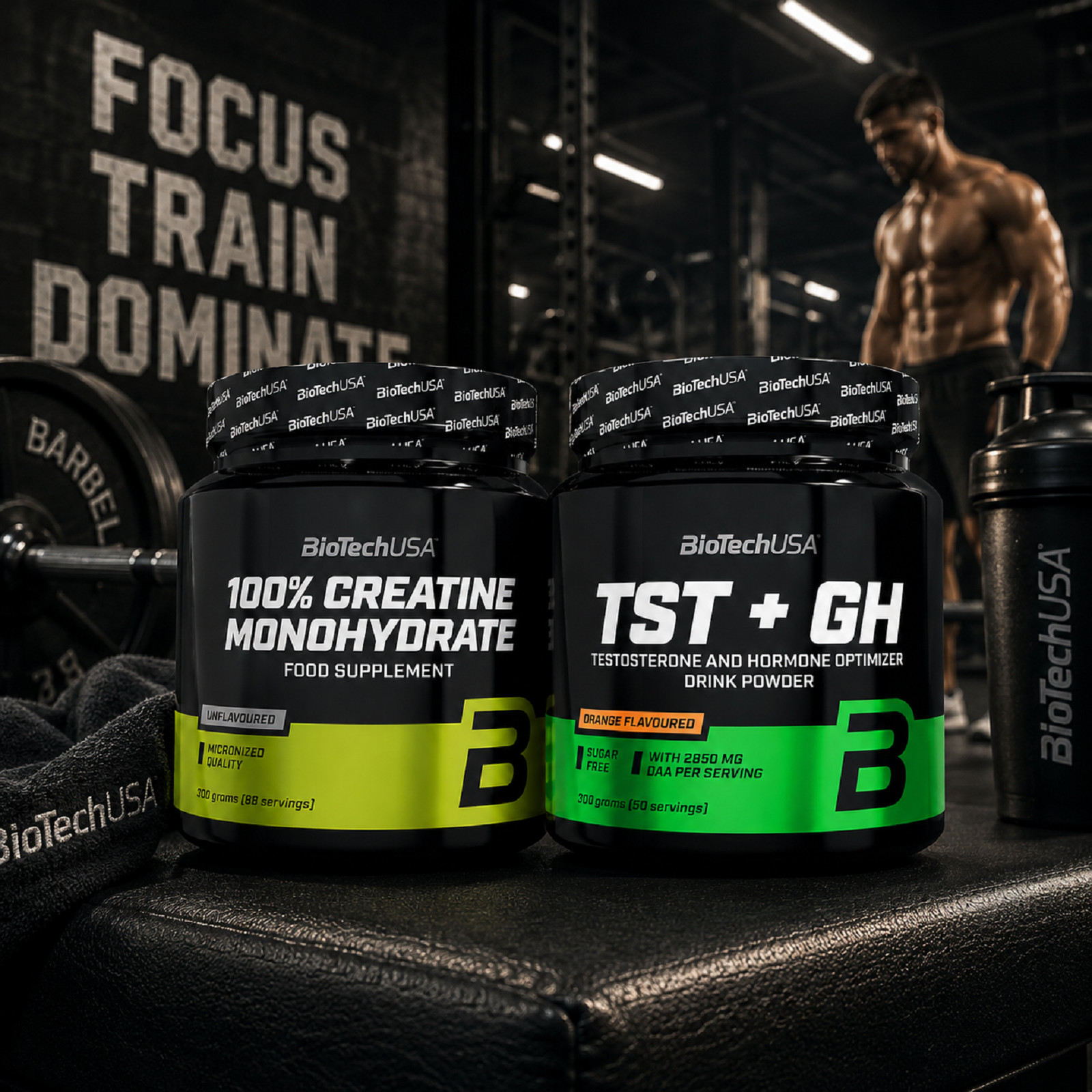 CREATINE MONOHYDRATE + TST+GH – Training Performance Strength Sport Muscle Mass