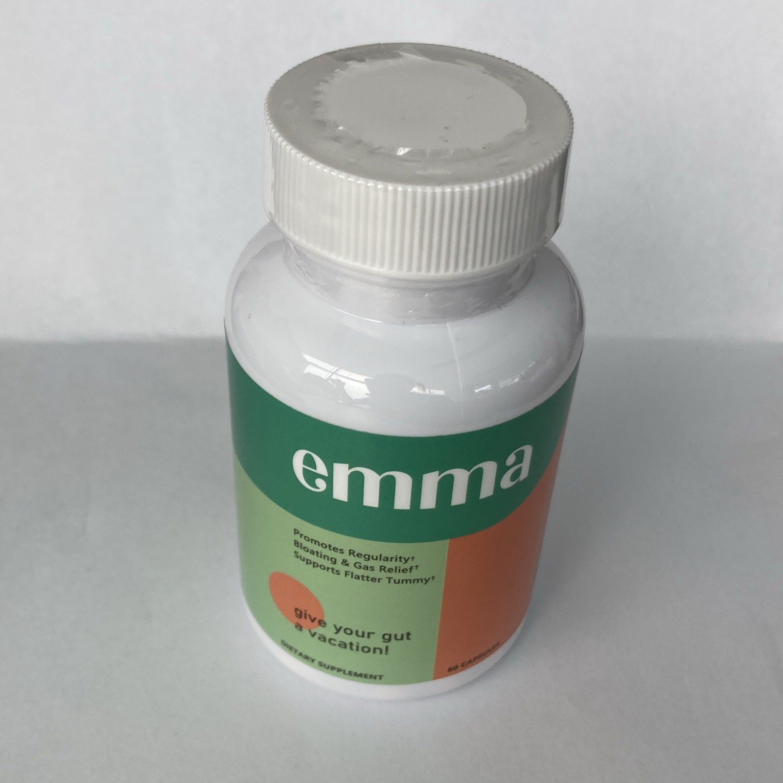 emma Gas Relief Dietary Supplement Capsules 60 Count, Unisex Adult
