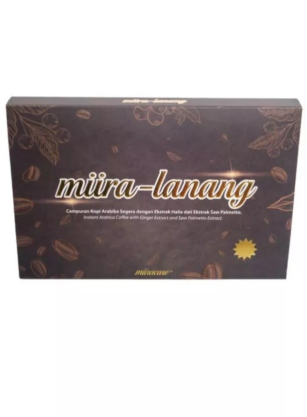 Miira Lanang Coffee For Men Supports Strong Sexual Health 1 Box (40 Sachets)