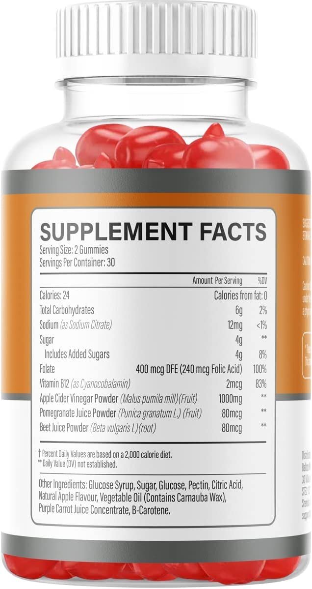 (2 Bottles) 6 Pack Keto ACV Gummies Advanced Formula 6 Pack Keto Gummies (120…