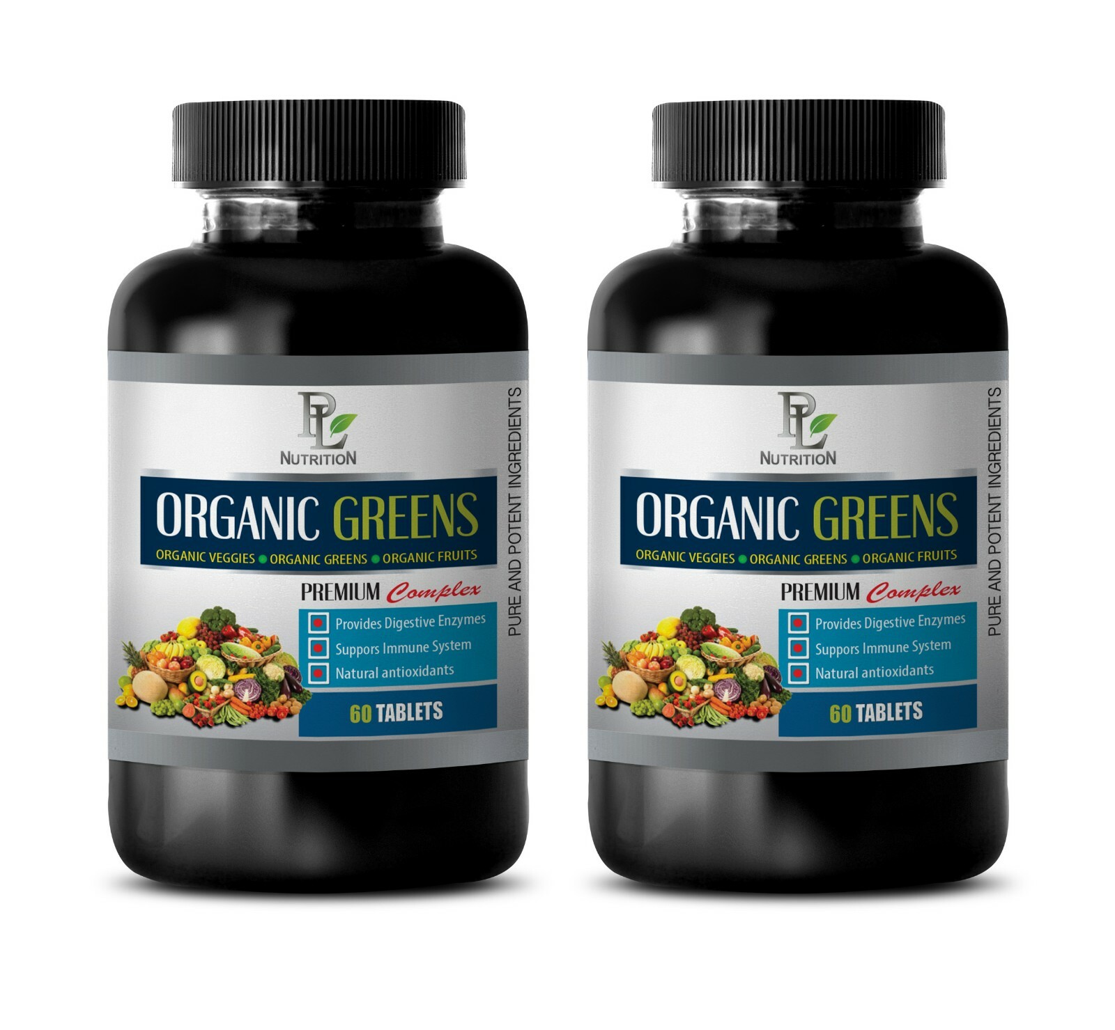 gut health supplement – ORGANIC GREENS – broccoli seeds 2 BOTTLE