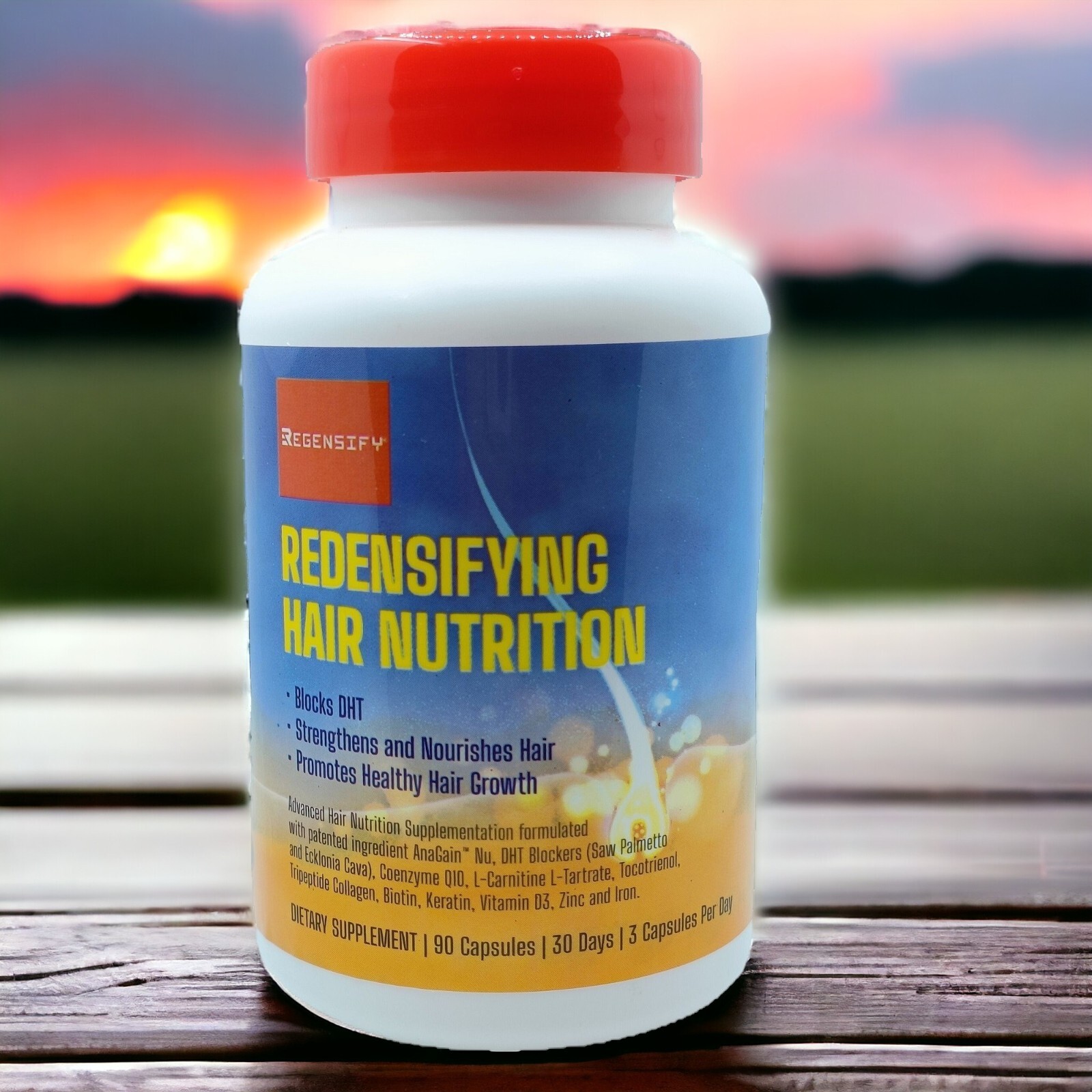 REGENSIFY Redensifying Hair Nutrition – AnaGain Nu with DHT Blocker Supplement