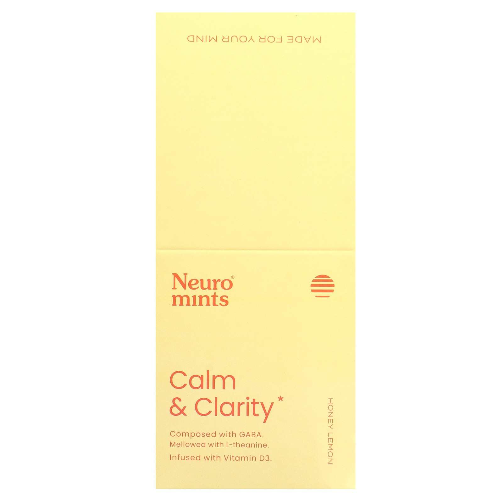 NeuroMints, Calm & Clarity, Honey Lemon, 12 Packs, 12 Pieces Each