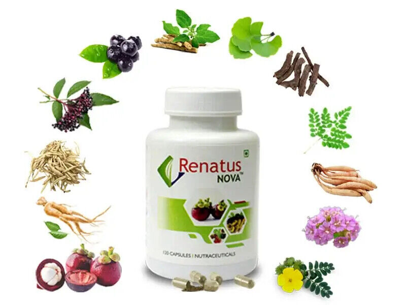 RENATUS NOVA, NUTRACEUTICAL, 120 CAPSULES LONG EXPIRY