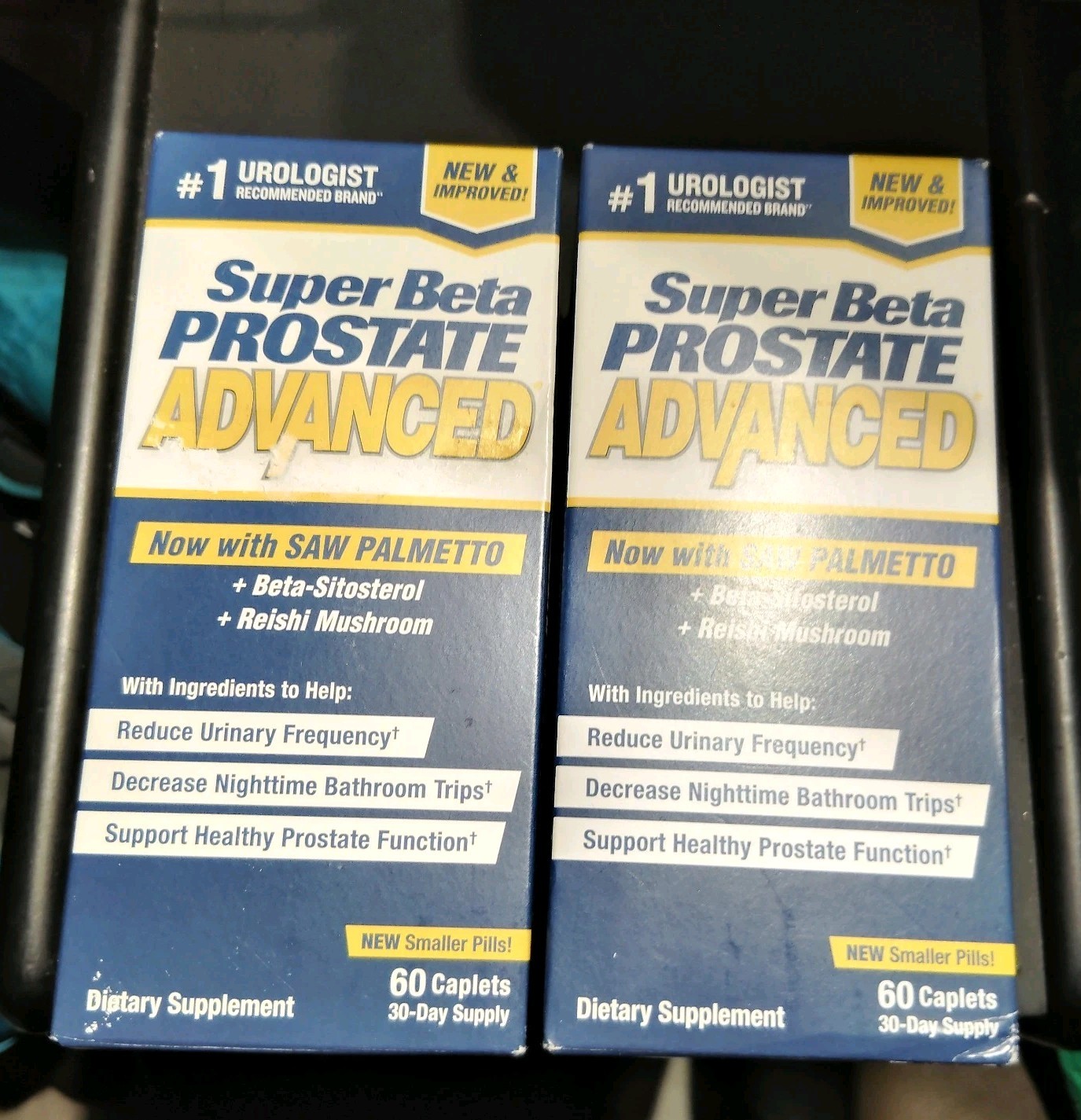 Lot of 2 New Vitality Super Beta Prostate Advanced 60 Caplets Each Exp. 2028