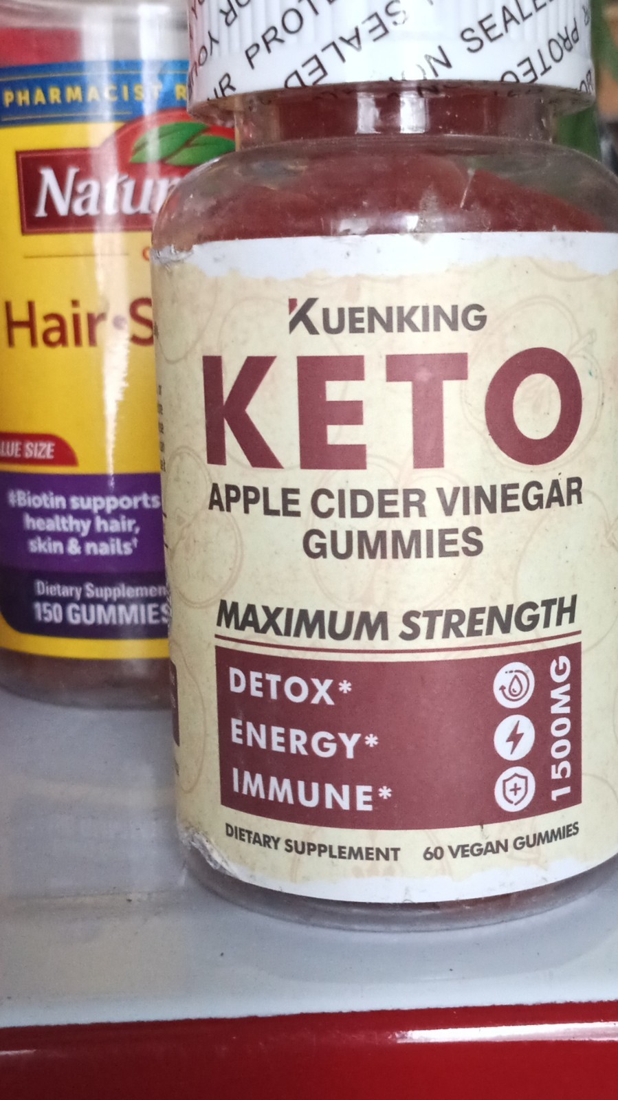 5 bottles Nature Made Prenatal+DHA, Mason CoQ10+Fish Oil, Kuenking Keto Gummies