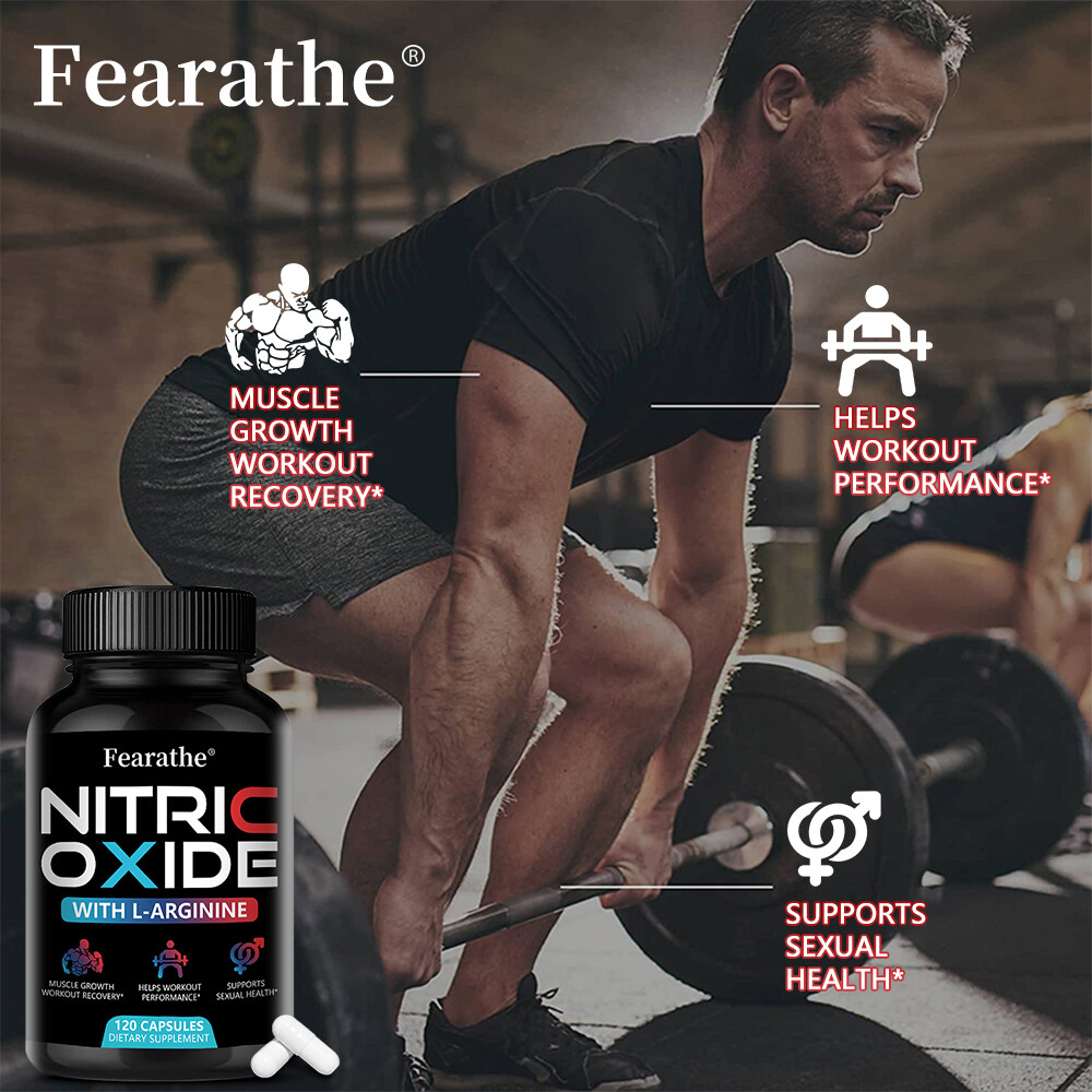 Nitric Oxide Promotes Muscle Growth Workout Recovery No Artificial Flavor