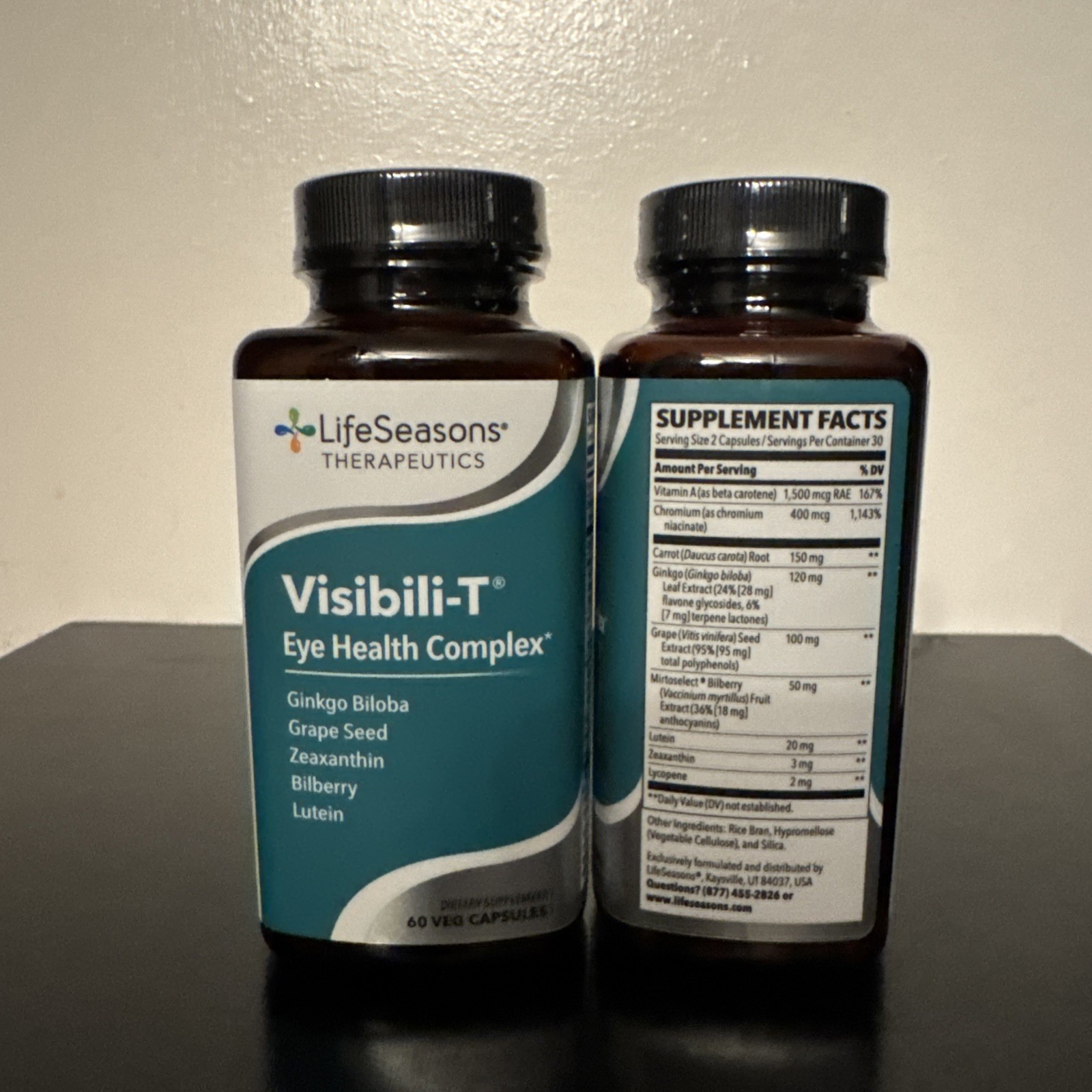 LifeSeasons, Visibili-T -Eye Health Complex* 120 Veg Capsules