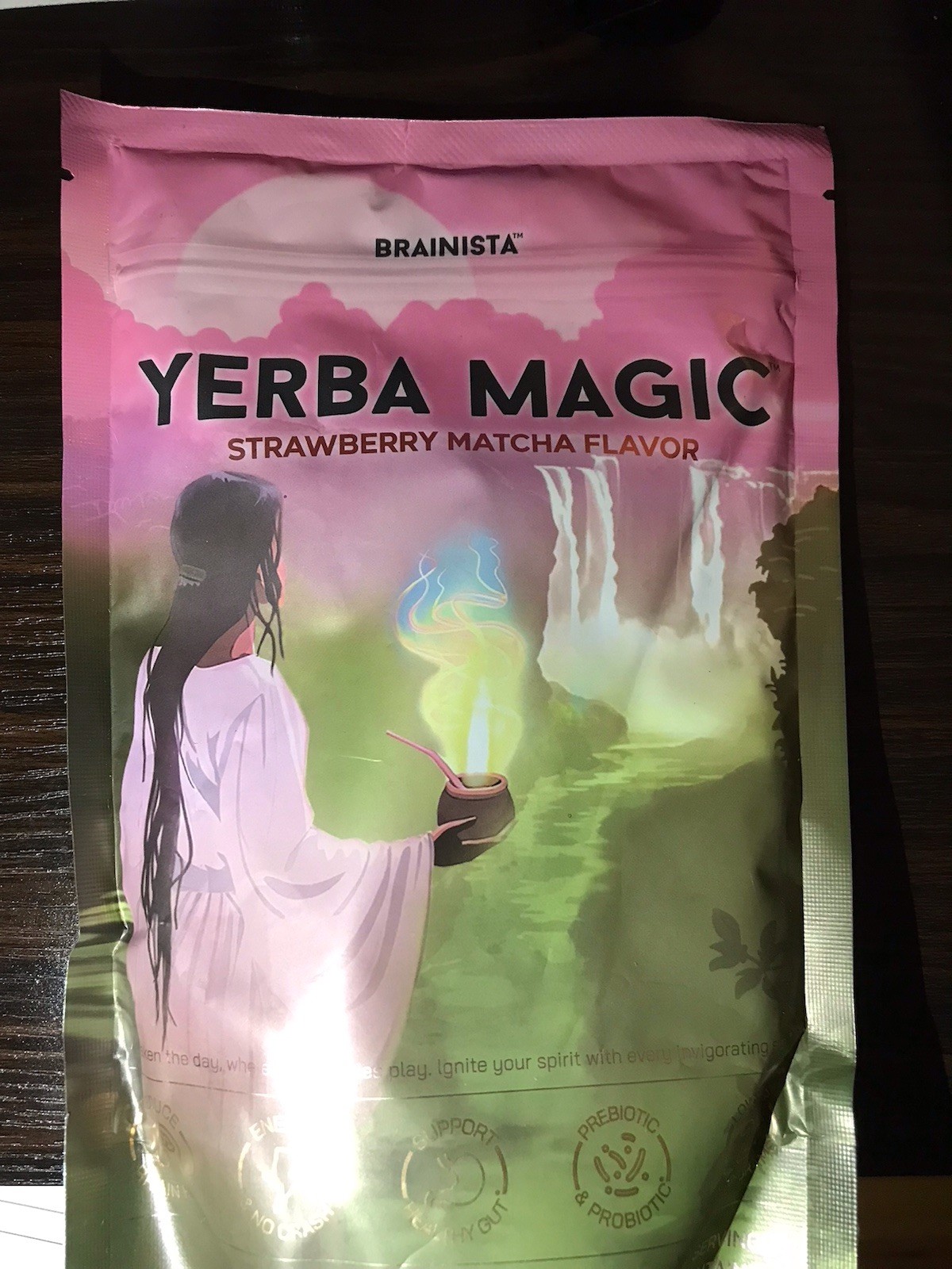 Brainista Yerba Magic Strawberry Matcha Powder 11.64 oz AUTHENTIC