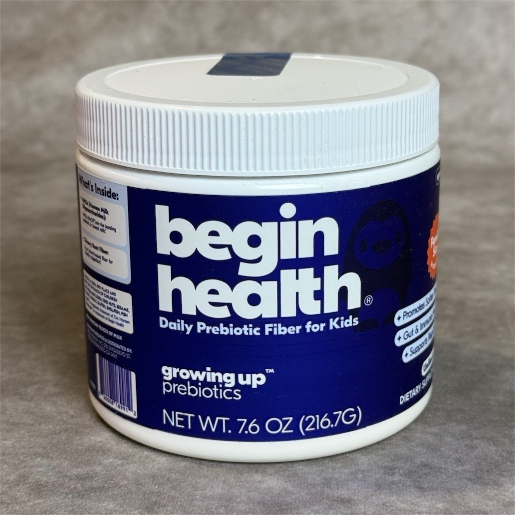 begin health Daily Prebiotic Fiber Kids 2′-Fucosyllactose HMO 7.6oz