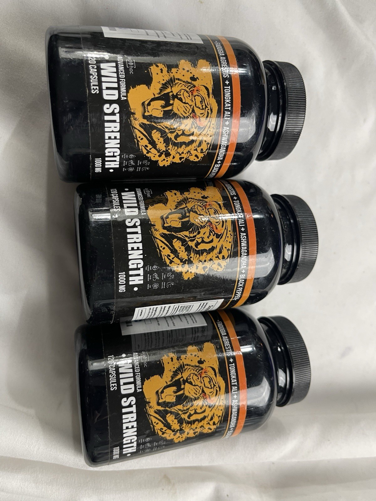3 – Adhoc Lab Advanced Formula Wild Strength Fadogia Agrestis 120 Caps Each