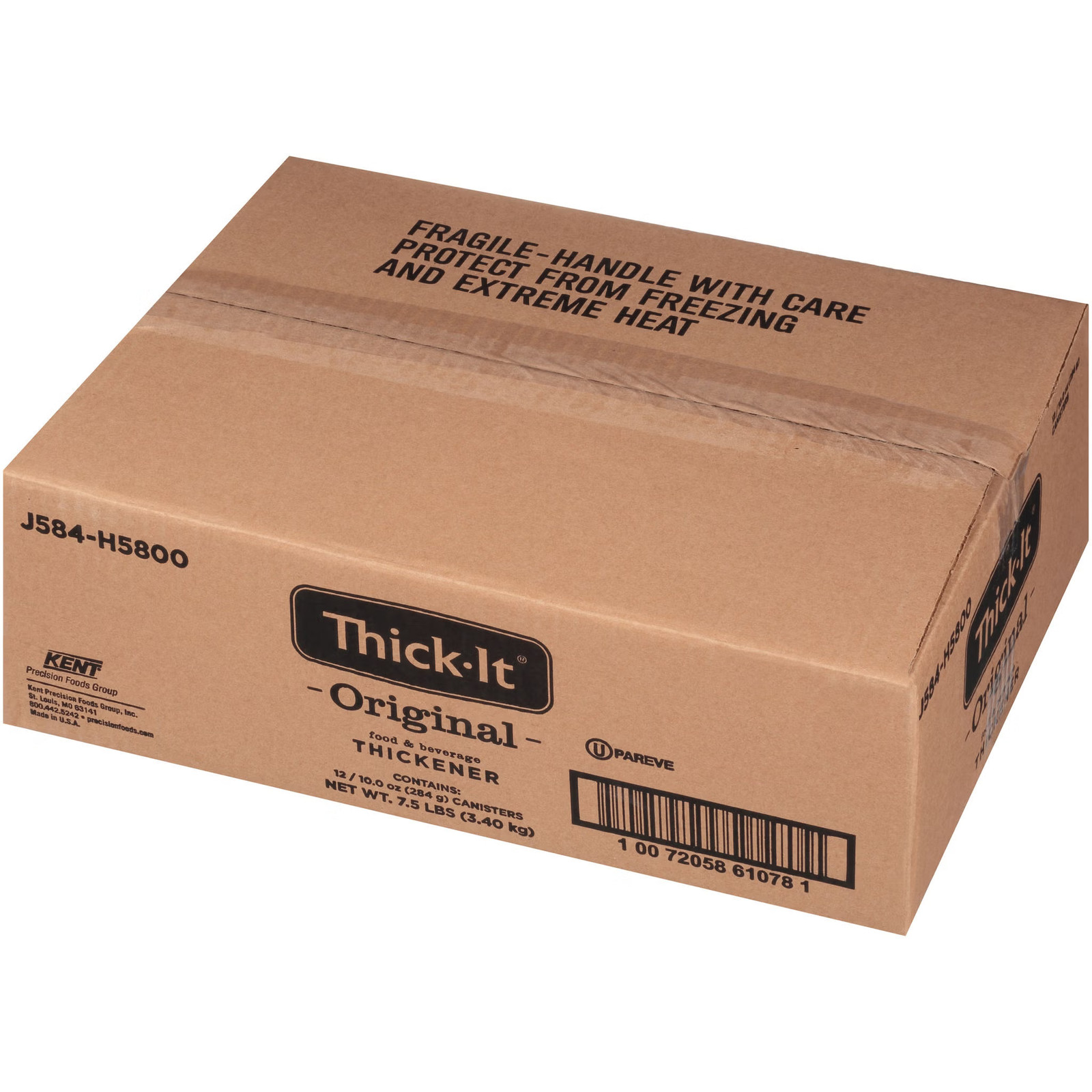Thick-It Original Food & Drink Thickener Unflavored 10 oz. Canister 12 Ct