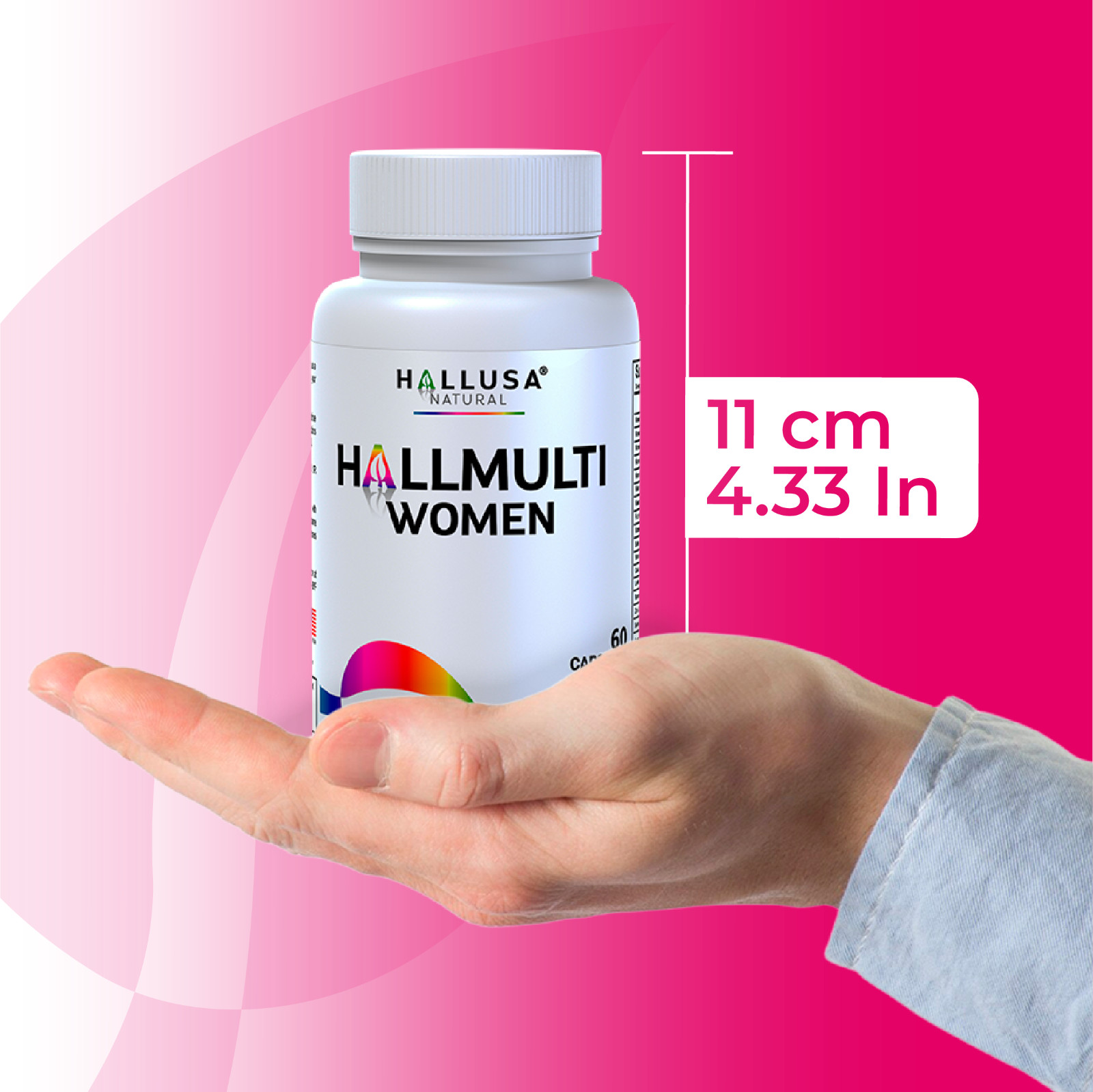 HALLMULTIVIT Women – Women’s Multivitamin – Energy & Vitality – 60 Tabs