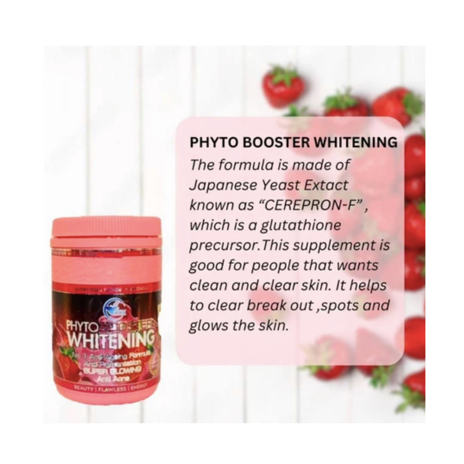4x Phyto Booster Whitening Anti Aging Acne Wrinkles Remover Skin Brightening