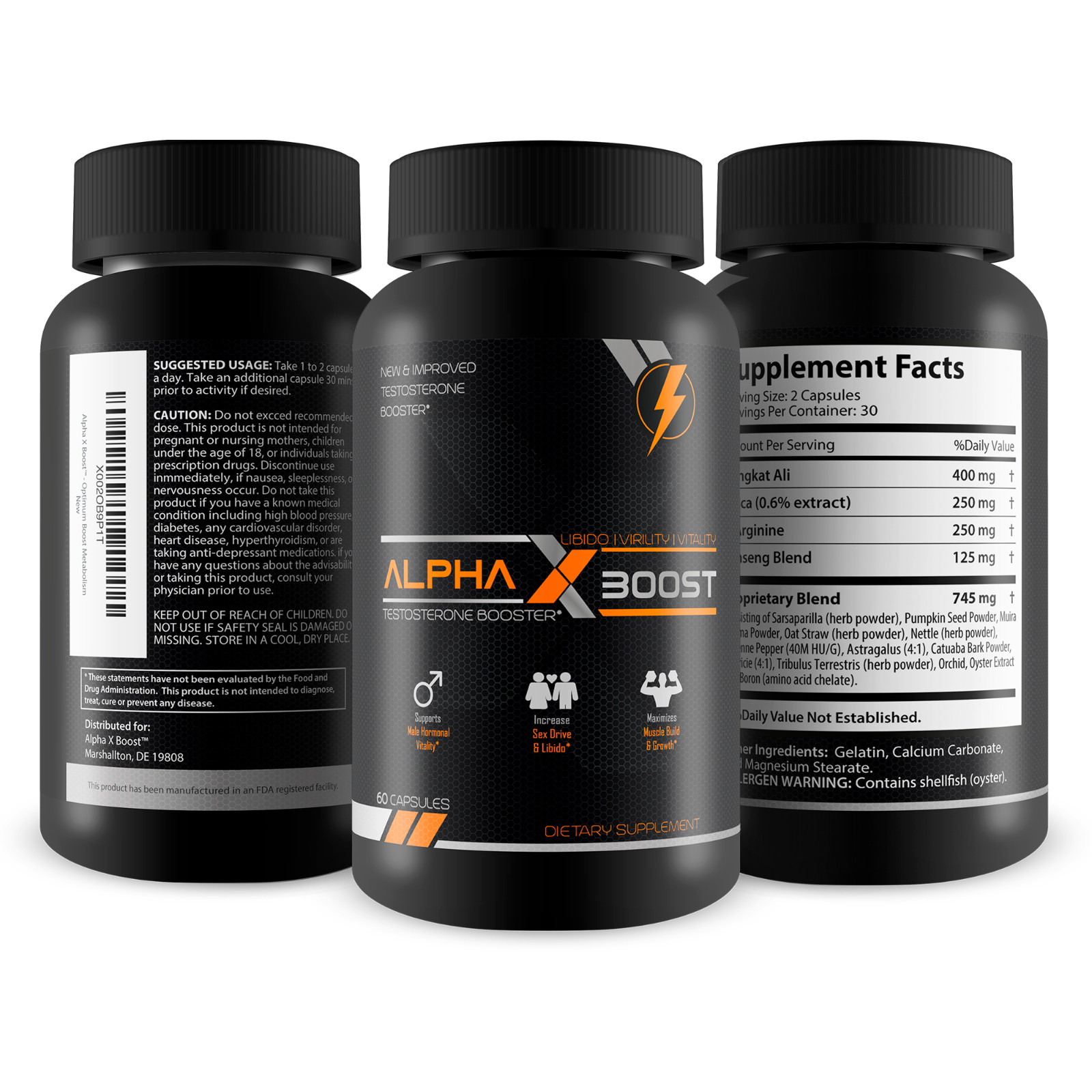 Alpha X Boost – Optimum Performance Technology – Natural Testosterone Booster