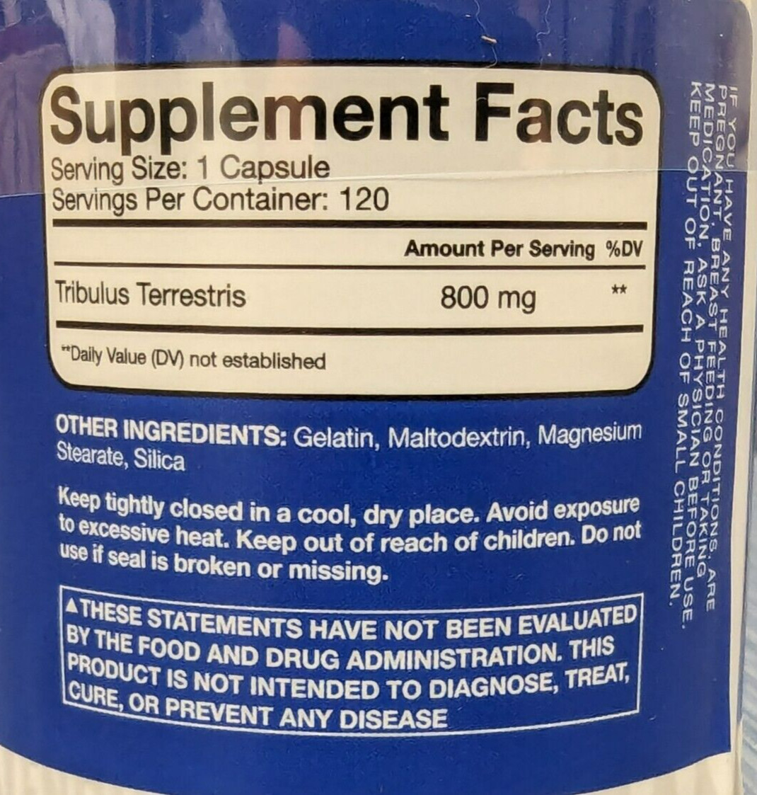 RSP Tribulus – 800mg Muscle Development Strength Performance Stamina & Vitality