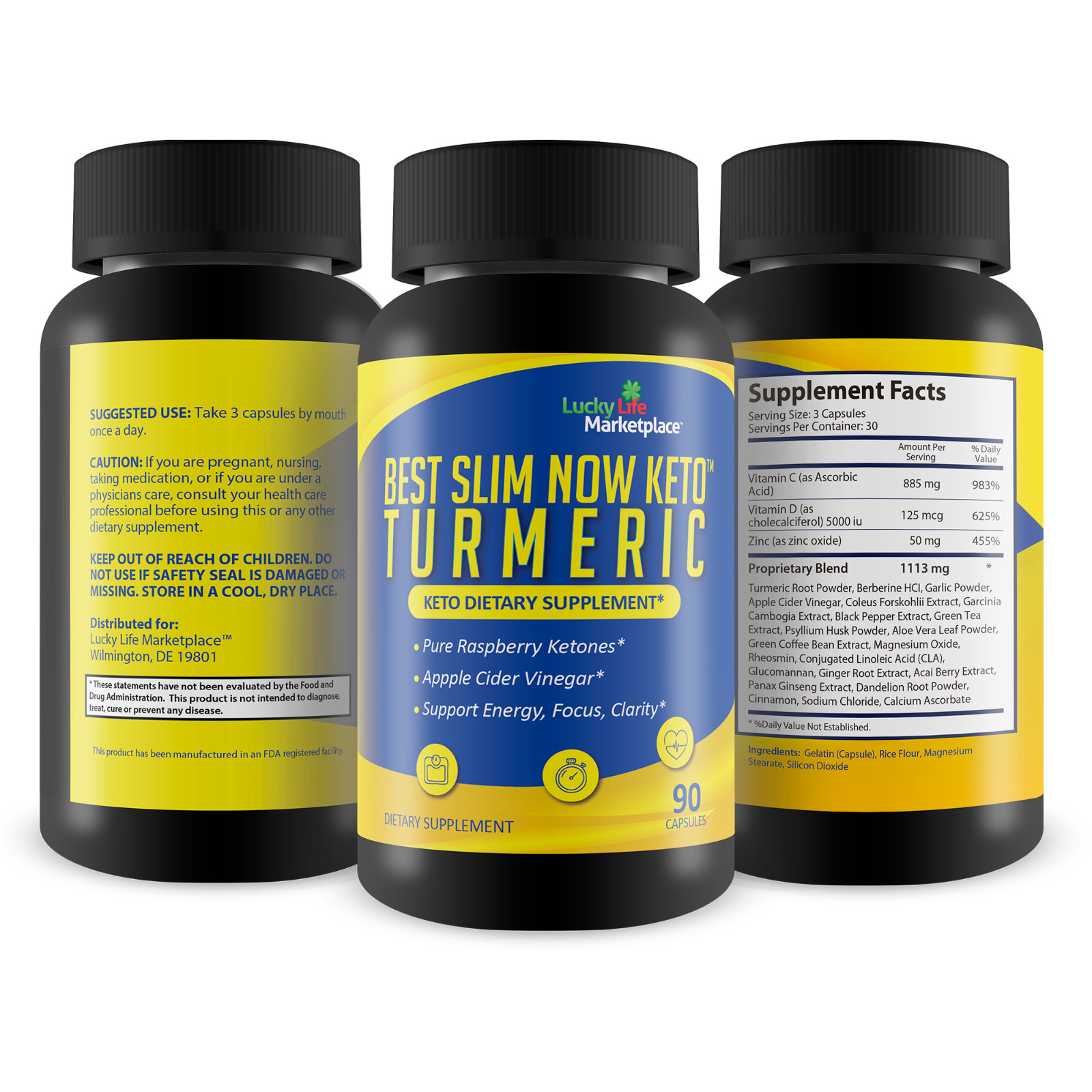 Best Slim Now Keto Turmeric – Keto Friendly Turmeric Supplement – Immune Health