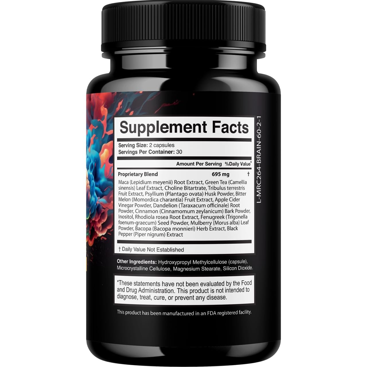 IQ Blast Pro Brain Supplement Memory Focus Clarity Nootropic 3 Pack 180 Capsules