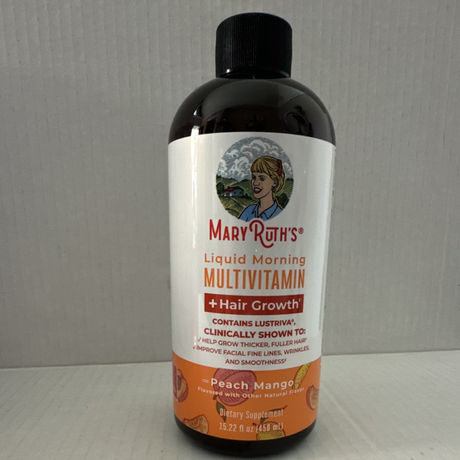 MaryRuth’s Liquid Multivitamin Hair Growth Anti-Aging Peach Mango 15.22 fl oz
