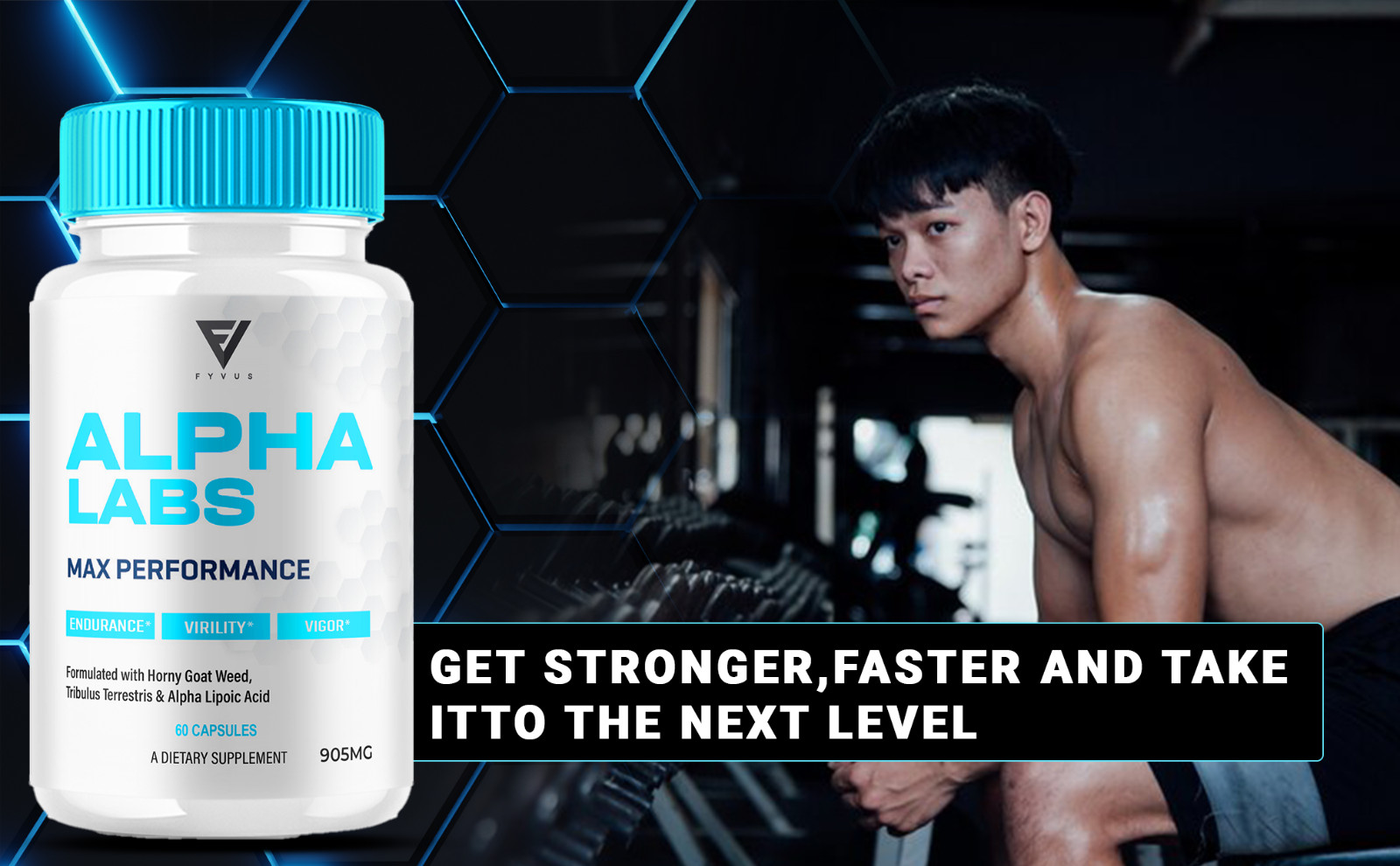 (2 Pack) Alpha Labs Max Performance Supplement AlphaLabs Pills (120 Capsules)